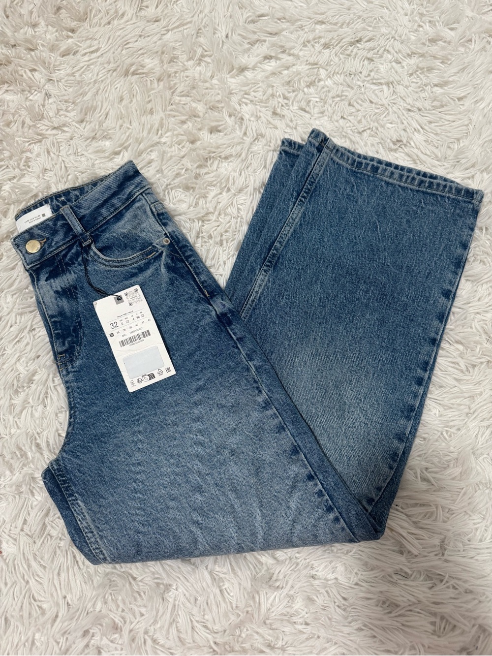 Zara straight leg jeans